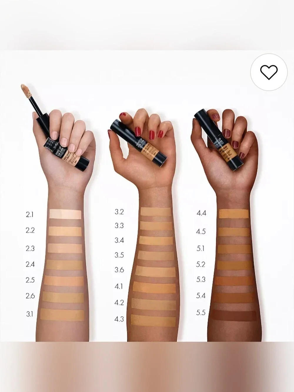 Makeup Forever Matte Velvet Skin 24HR Concealer High Coverage Honey Golden Tan